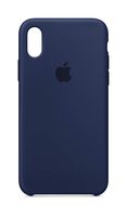 Apple Silicone Case (for iPhone X) - Midnight Blue - MQT32ZM/A