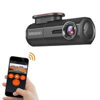 Zerogogo RW100 WiFi Wireless Dash Cam Full HD 1080P Car Dashcam Camera w/Sony Sensor, Magnetic Bracket, Night Vision, Super Capacitor, G-Sensor, 360 Degree Rotatable Lens Dashcams for Cars