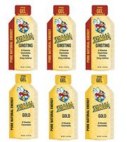 Honey Stinger Classic Energy Gel Variety Selection (3 x Gold. 3 x Ginsting 1.