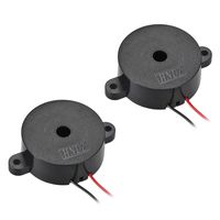 uxcell 2 Pcs DC 12V Active Electronic Buzzer Alarm Sounder Continuous Sound Beep Speaker
