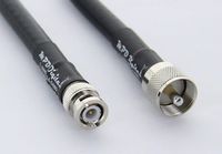 MPD Digital Milspec RG-213/U Scanner Extension Antenna Coax Cable RG213 with BNC Male and Uhf PL259 Connectors, 25ft