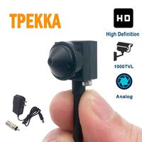 Mini Spy Hidden Camera HD 1000TVL Small Portable Wired Spy Camera Pinhole Convert Camera BNC Video Camera Nanny Cam for CCTV Security Cam Indoor Home Survelliance System Hidden Cam DVR FPV by TPEKKA