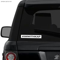 'IMWITHKAP' Colin Kaepernick Premium Car Window/Laptop Decal