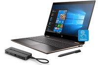 2019 HP - Spectre x360 2-in-1 15.6" 4K Ultra HD Touch-Screen Laptop - Intel Core i7 - 16GB Memory - 512GB SSD + Dock + Pen - 15-DF0013DX (Renewed) (Laptop + Pen + Dock)