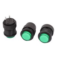 uxcell 3 Pcs R16-503 Momentary Push Button Switch NO SPST AC 250V/1.5A 125V/3A