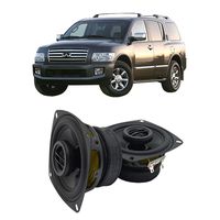 Compatible with Infiniti QX56 2004-2005 Front Dash Factory Replacement Harmony HA-R4 Speakers New