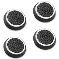 Fosmon (Set of 4) Analog Stick Joystick Controller Performance Thumb Grips for PS4 PS3 Xbox One Xbox 360 Wii U (White & Black)