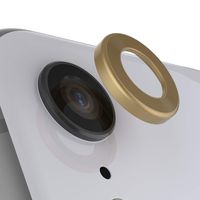 Punkcase Camera Protector Ring | Premium Aluminum Alloy Back Lens Cover Guard [Ultra Slim] Compatible W/Apple iPhone XR (Gold)