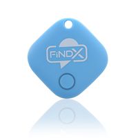 FindX Find Anything: Track, Locate, and Camera Trigger, Compatible with iOS and Android - Blue