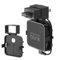 Outlet Wall Mount Hanger for Blink Sync Module, EEEKit Simple Mounting Bracket Holder Stand for Blink XT Outdoor/Indoor Security Camera with Charging Cable, Easy Mount and Clean