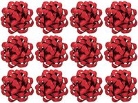 Decorative Matte Bows, Medium, Red (25/Pkg) Pkg/1