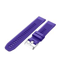 Veepola New Soft Silicone Quick Install Strap Wristband Replacement Watch Bands for Garmin Fenix 5X GPS Watch (Purple)