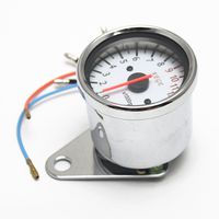 Universal Motorcycle Stainless Lightweight Tachometer Speedometer Gauge