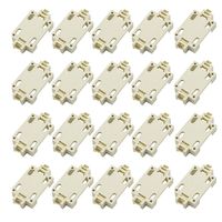 Hxchen BS-6 CR2032 Electrical SMD Lithium Coin Cell Button Battery Holder Power Strips Socket Case with Gold Shrapnel Contacts - (20 Pcs)