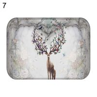 MG554zy0 40x60cm Giraffe Elk Anti-slip Floor Mat Doormat Rug Bathroom Living Room Decor 40x60cm Giraffe Elk Anti-slip Floor Mat 7#