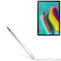Samsung Galaxy Tab S5e LTE Stylus Pen, BoxWave [AccuPoint Active Stylus] Electronic Stylus with Ultra Fine Tip for Samsung Galaxy Tab S5e LTE - Metallic Silver