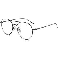 SOJOS Photochromic Blue Light Blocking Glasses Round Computer Glasses for Women Because Of You SJ5023 with Black Frame/Anti-blue light Lens