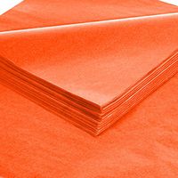 Partners Brand PT2030S Tissue Paper, Gift Grade, 20" x 30", Orange (Pack of 480)