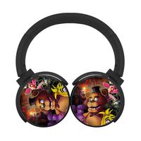 DDFdeer Five-Nights-at-Freddys Stereo Deep Bass Wired Headphones Earphones