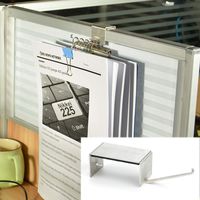 Cubicle Wall Hook,Stainless Steel Hanger for Office Dividers & Partitions,Modular Workstation,Call Center Cubicles to Organize Files,Earphone,Bag,Coat(for 2.2~2.4 inch Cubicle Partition)