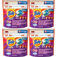 Tide Pods Laundry Detergent - Spring Meadow, 16 Pacs each (Value Pack of 4)