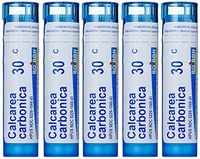Boiron Homeopathic Medicine Calcarea Carbonica, 30C Pellets, 80-Count Tubes (Pack of 5)