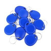 THONSEN 13.56MHz MIFARE Classic 1K RFID Contactless Key Fob ISO14443A Color Blue (Pack of 10)