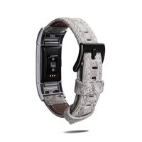 EGENPLUS for Fitbit Charge 2 Bands, Vintage Leather Bands for Fitbit Charge 2 Replacement Accessory Bracelet - 12 Months Warranty