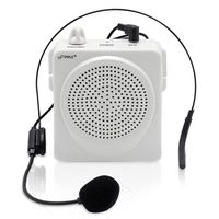 PYLE-PRO PWMA50W 50 Watts Portable Waist-Band Portable PA System with Headset Microphone, Rechargeable Batteries (White)