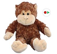 Teddy Mountain Recordable 15" Monkey with 10 Second Digital Voice Recorder