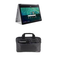Acer Chromebook R 13 Convertible, 13.3-inch Full HD Touch, MediaTek MT8173C, 4GB LPDDR3, 32GB, Chrome, CB5-312T-K5X4 + Acer 14" Slip Case for Work