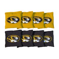 Victory Tailgate NCAA Collegiate Regulation Cornhole Game Bag Set (8 Bags Included, Corn-Filled) - Missouri Tigers