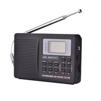 Tihebeyan Full Frequency Receiver Radio with Alarm Clock FM/AM/SW/LW/TV Sound Full Frequency Receiving LCD Display, Short Wave, Stereo Mode Portable Radio(Type 1)