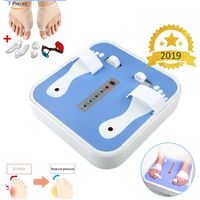 DZWJ Electric Bunion Corrector, 7 Files Speed Big Toe Straightener and Bunion Relief Kits 7 PCS for Treat Pain in Hallux Valgus Big Joint