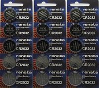 15 CR2032 Renata Watch Batteries