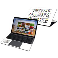 MightySkins Skin Compatible with Apple MacBook Air 13" (2018) - Stranger Alphabet | Protective, Durable, and Unique Vinyl Decal wrap Cover | Easy to Apply, Remove, and Change Styles | Made in The USA
