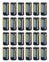 25x Panasonic CR123A Battery CR123 CR 123 Lithium 3V Photo Batteries Bulk