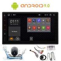 Double Din Android Car Stereo with Bluetooth Radio 7 inch Touch Screen in Dash Car Radio Video Player Android 9.0 2 Din GPS Navigation System Backup Rear Camera Included