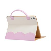 iPad Pro 11 Case 2018,TechCode Portable Handbag Style Slim Fit PU Leather Cute Lovely Bowknot Smart Stand Flip Protective Case Cover with Handle Pocket,Auto Sleep/Wake for iPad Pro 11 inch 2018,Pink