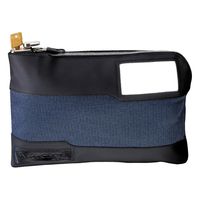 Master Lock 7120D Money Bag with Key Lock 11-1/2 in. Long, Blue