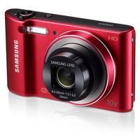Samsung WB30F 16.2MP Smart WiFi Digital Camera with 10x Optical Zoom and 3.0" LCD Screen (Red) (OLD MODEL)