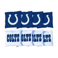Victory Tailgate Indianapolis Colts NFL Cornhole Game Bag Set (8 Bags Included, Corn-Filled)