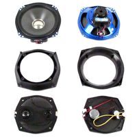 J&M Corporation J&M ROKKER XXR 7.25" Fairing Speaker Kit w/Grill Mounted Mid/Tweet for 1998-2013 Harley Street/Ultra/ElectraGlide # HCRK-7252GTM-XXR