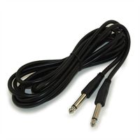 MyCableMart 10ft 1/4" Mono (TS) Guitar Cable, Male to Male, 28AWG, Nickel Plated