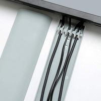 KOBWA Wall Cable Management Covers, Paintable, Flat Design Cover Conceals 11.8 inch Wall Raceway Wall Mount TV Cable Concealer Cord Cover Raceway Kit to Hide Cables, Cords, or Wires