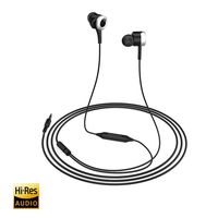 dodocool Wired Earphones Stereo Bass Earbuds in Ear Headphones with Mic, Remote Control, Noise Isolation (Black)