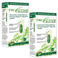 (Set/2) Triactive Biotics Non-GMO Supplement For Immune And Digestive Health