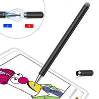 Stylus Pen LIBERRWAY Disc Stylus Fiber Stylus, Black