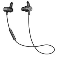 Dudios Bluetooth Earbuds Magnetic Wireless Headset V4.1, IPX7 Sweatproof Sports Bluetooth Headphones with Mic (aptx Stereo, 8hrs Playtime, CVC 6.0 Noise Cancelling, Secure Fit & Comfortable) -Black