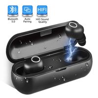 Bluetooth Headphones, Wireless Earbuds,Bluetooth 5.0 Wireless 3D Stereo Noise Reduction Fitness Earbuds Earphone for iOS, Android with Microphone,Magnetic Charging case,r7
